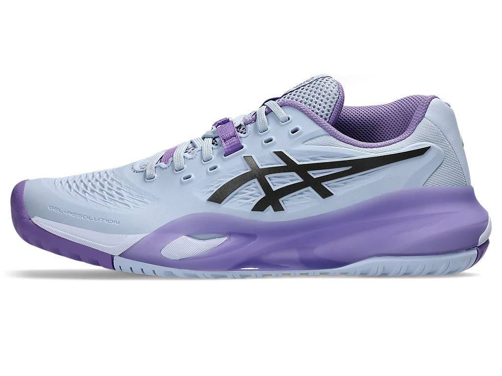 ASICS Women GEL-RESOLUTION X NIGHT ENERGY (Standard Width) - BLUE FADE/GUNMETAL