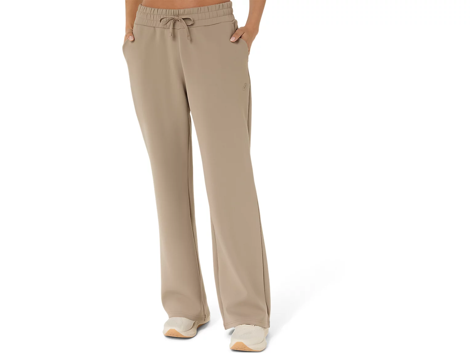 Asics NAGINO REFINED TEXTURE SWEAT FLARE PANT - GRIEGE